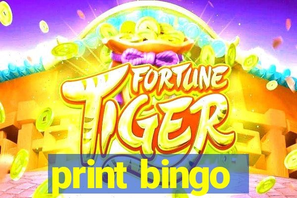 print bingo